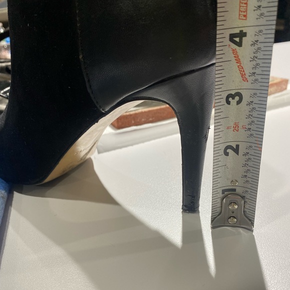 Express faux suede/leather ankle boots - Picture 3 of 12